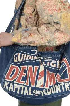 Clearance Kapital 13oz Denim NEWS PAPER BAG GUIDING LIGHT