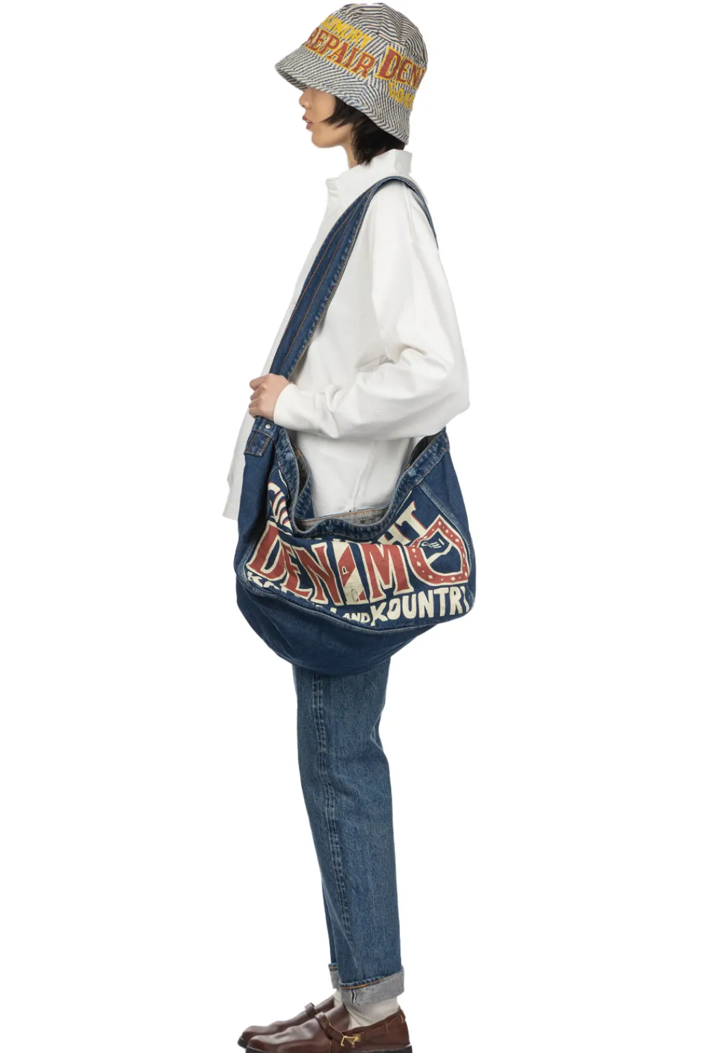 Best Kapital 13oz Denim NEWS PAPER BAG GUIDING LIGHT