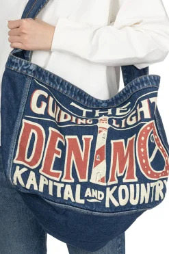 Best Kapital 13oz Denim NEWS PAPER BAG GUIDING LIGHT