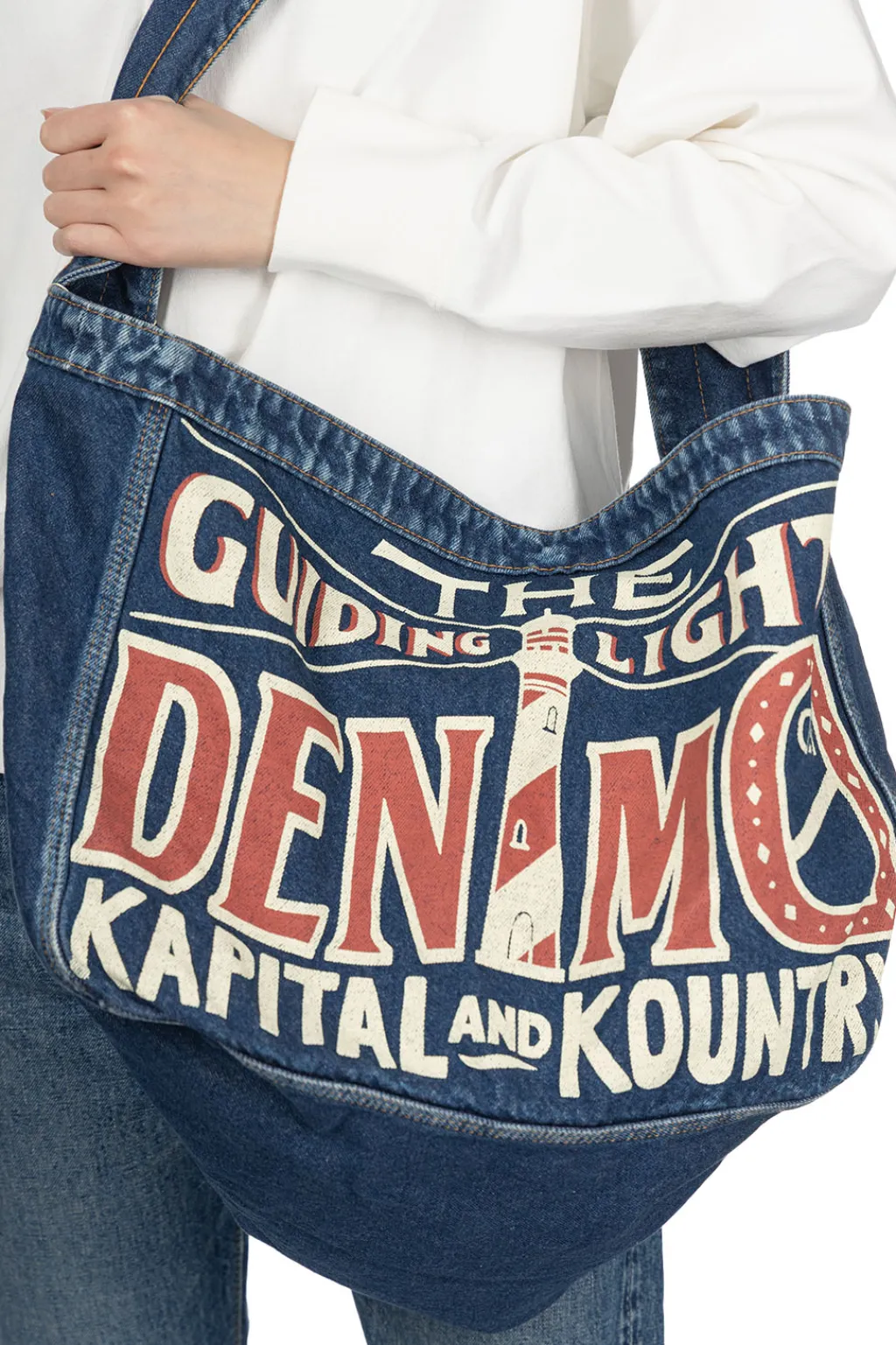 Best Kapital 13oz Denim NEWS PAPER BAG GUIDING LIGHT