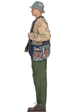 Clearance Kapital 13oz Denim NEWS PAPER BAG GUIDING LIGHT
