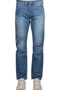 Discount Kapital 14oz Denim 5P MONKEY CISCO (3 Years Fade)