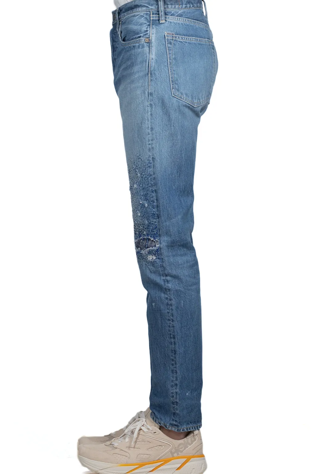 Discount Kapital 14oz Denim 5P MONKEY CISCO (3 Years Fade)