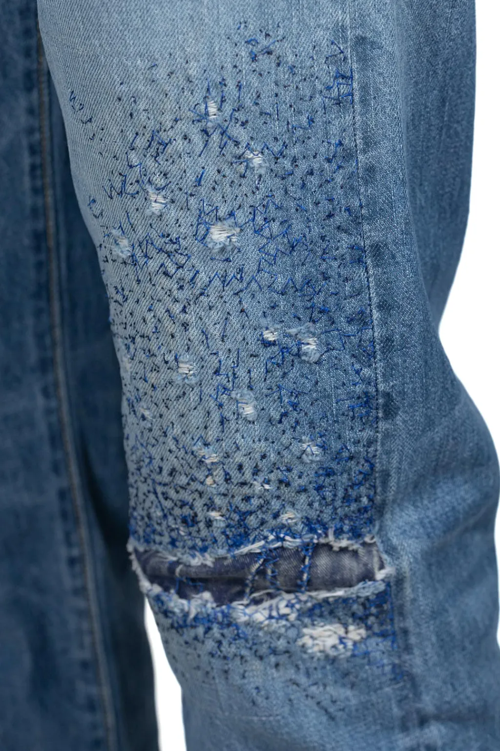 Discount Kapital 14oz Denim 5P MONKEY CISCO (3 Years Fade)