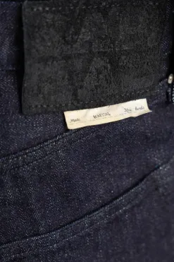Discount Kapital 14oz Denim 5P TH Straight (BLK-Thread)