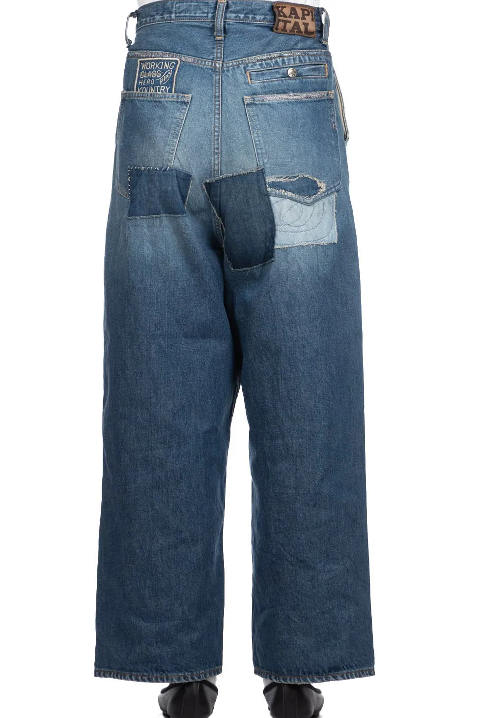 Hot Kapital 14oz Denim PORT Baggy Pants (HIPPIE-Champetre Remake)