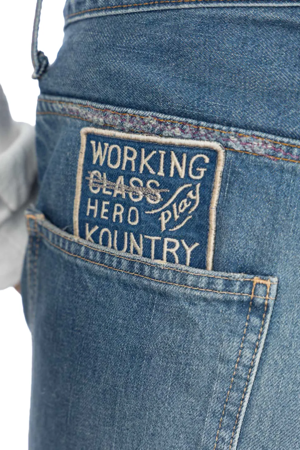 Hot Kapital 14oz Denim PORT Baggy Pants (HIPPIE-Champetre Remake)