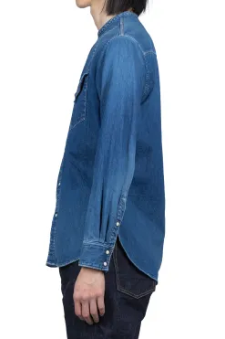 Outlet Kapital 8oz Denim ROLLER Collar Baseball Western Shirt