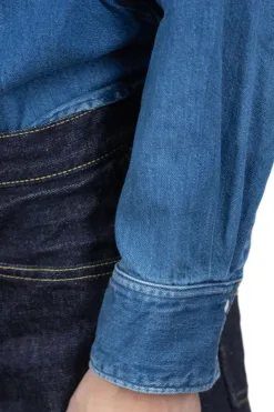 Outlet Kapital 8oz Denim ROLLER Collar Baseball Western Shirt