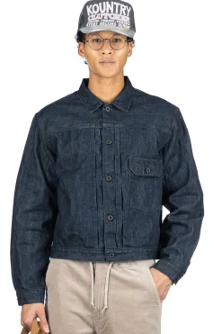 Discount Kapital 14oz Denim 1st JKT (BLK-Thread)