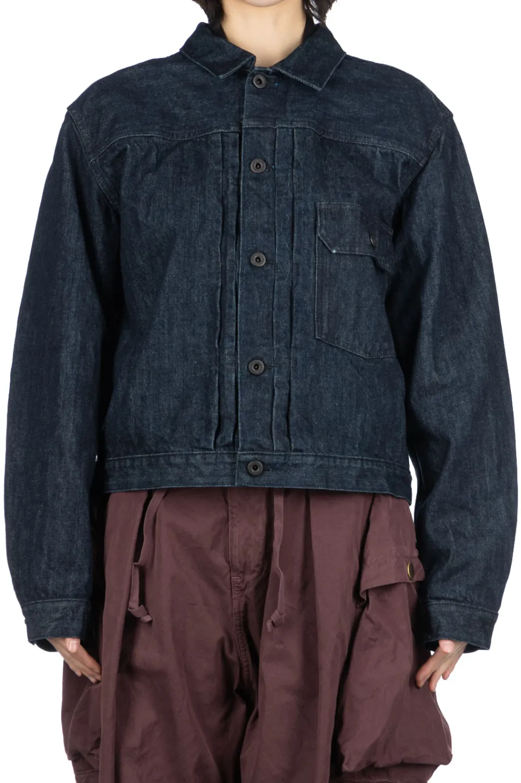 Clearance Kapital 14oz Denim 1st JKT (BLK-Thread)
