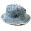 Discount Kapital 11.5oz Denim The Old Man And The Sea Hat (CRASH Remake) - Indigo