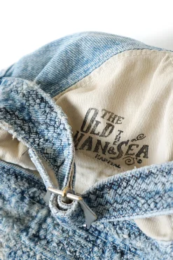 Discount Kapital 11.5oz Denim The Old Man And The Sea Hat (CRASH Remake) - Indigo