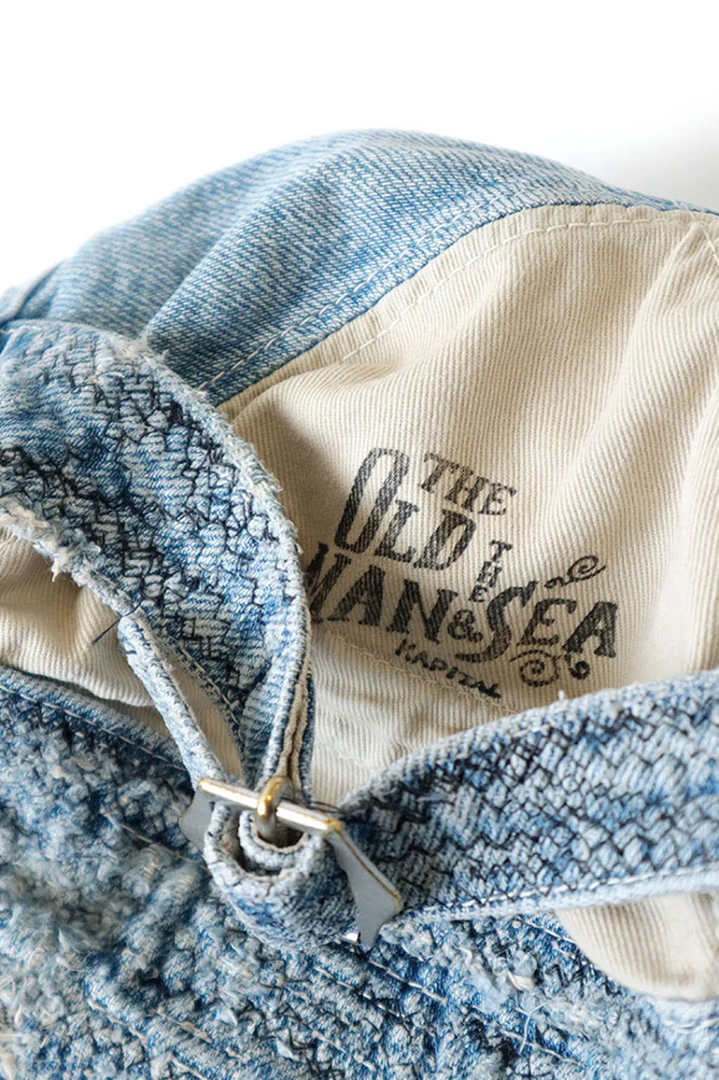 Discount Kapital 11.5oz Denim The Old Man And The Sea Hat (CRASH Remake) - Indigo