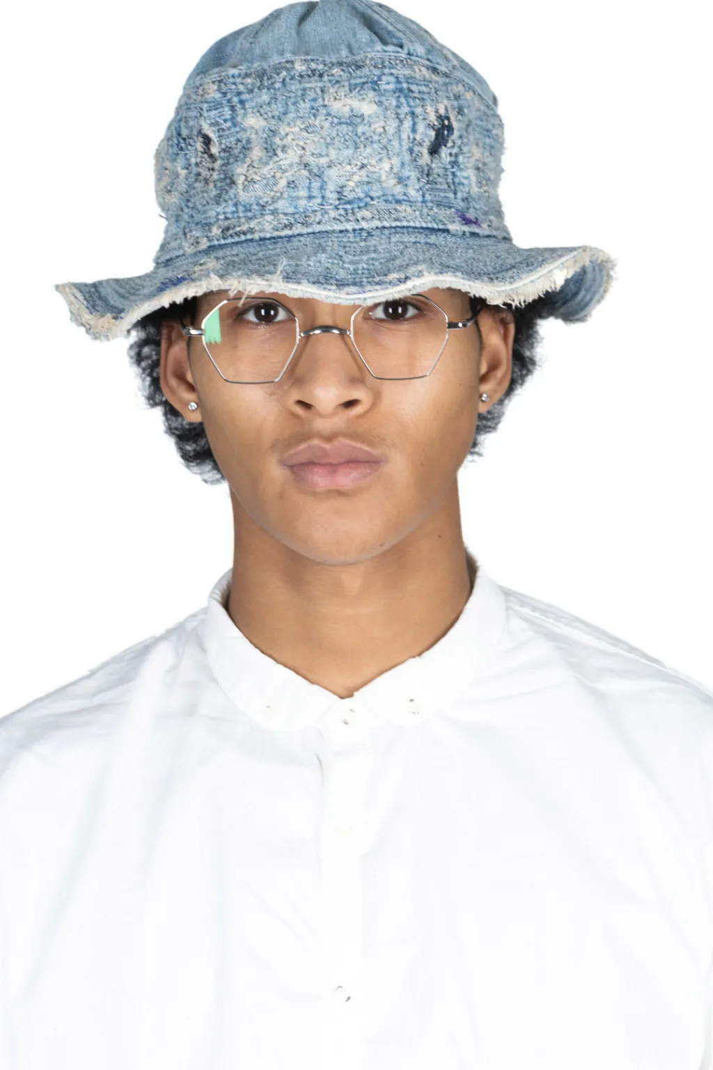 Discount Kapital 11.5oz Denim The Old Man And The Sea Hat (CRASH Remake) - Indigo