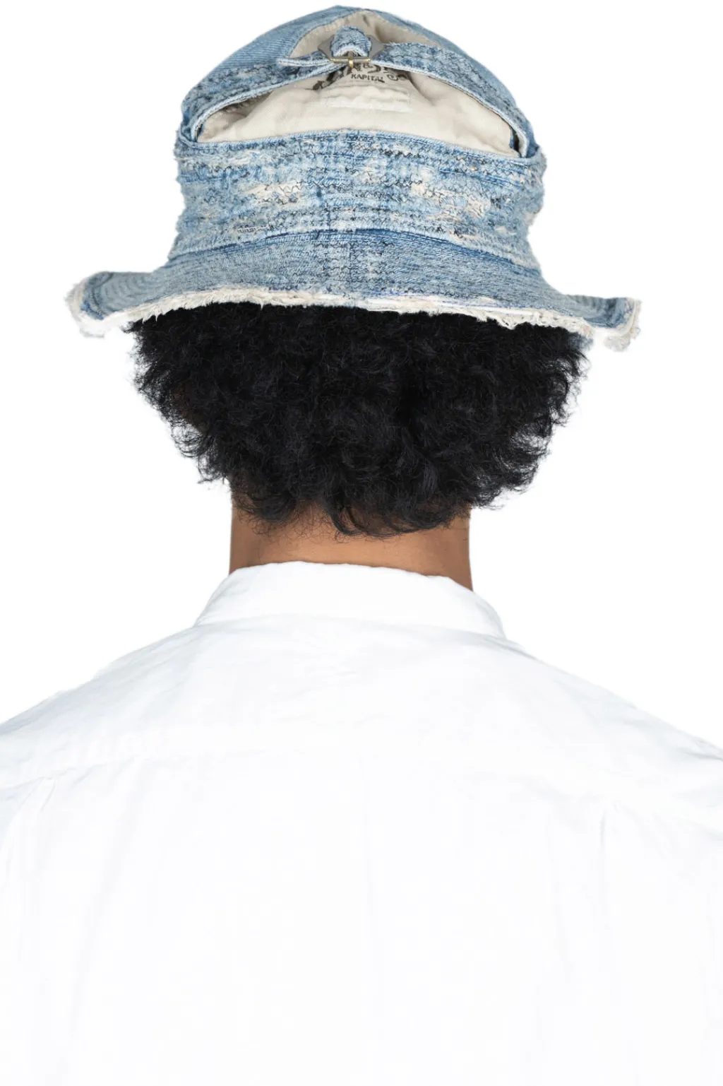Discount Kapital 11.5oz Denim The Old Man And The Sea Hat (CRASH Remake) - Indigo