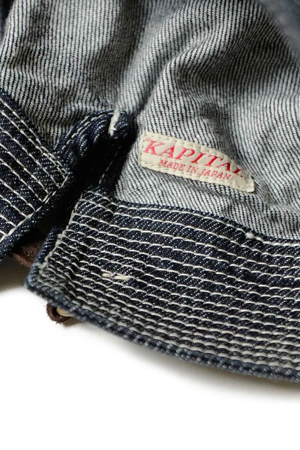 Sale Kapital 11.5oz Denim THE OLD MAN AND THE SEA Cap - 2 Colors