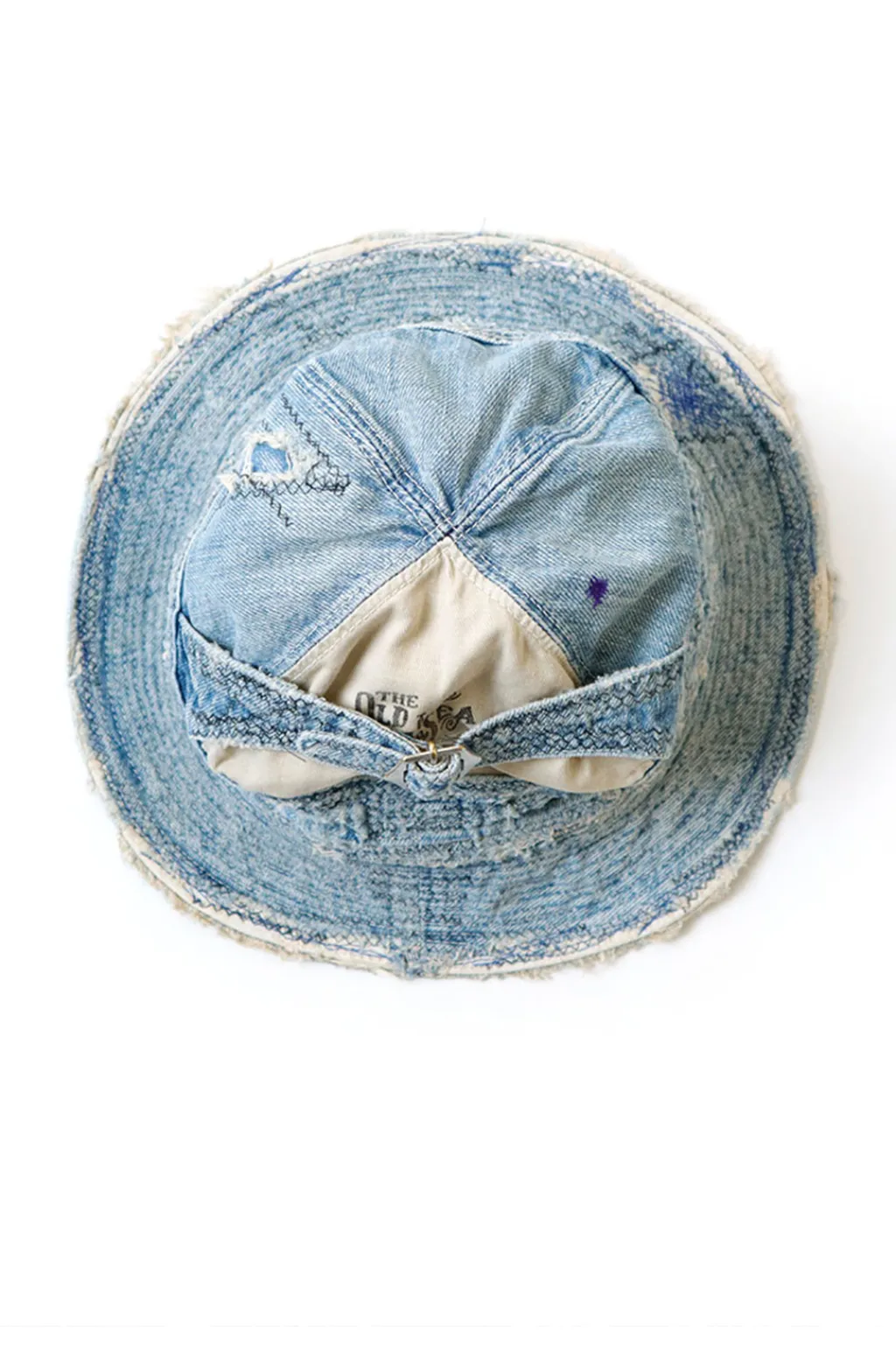 Discount Kapital 11.5oz Denim The Old Man And The Sea Hat (CRASH Remake) - Indigo