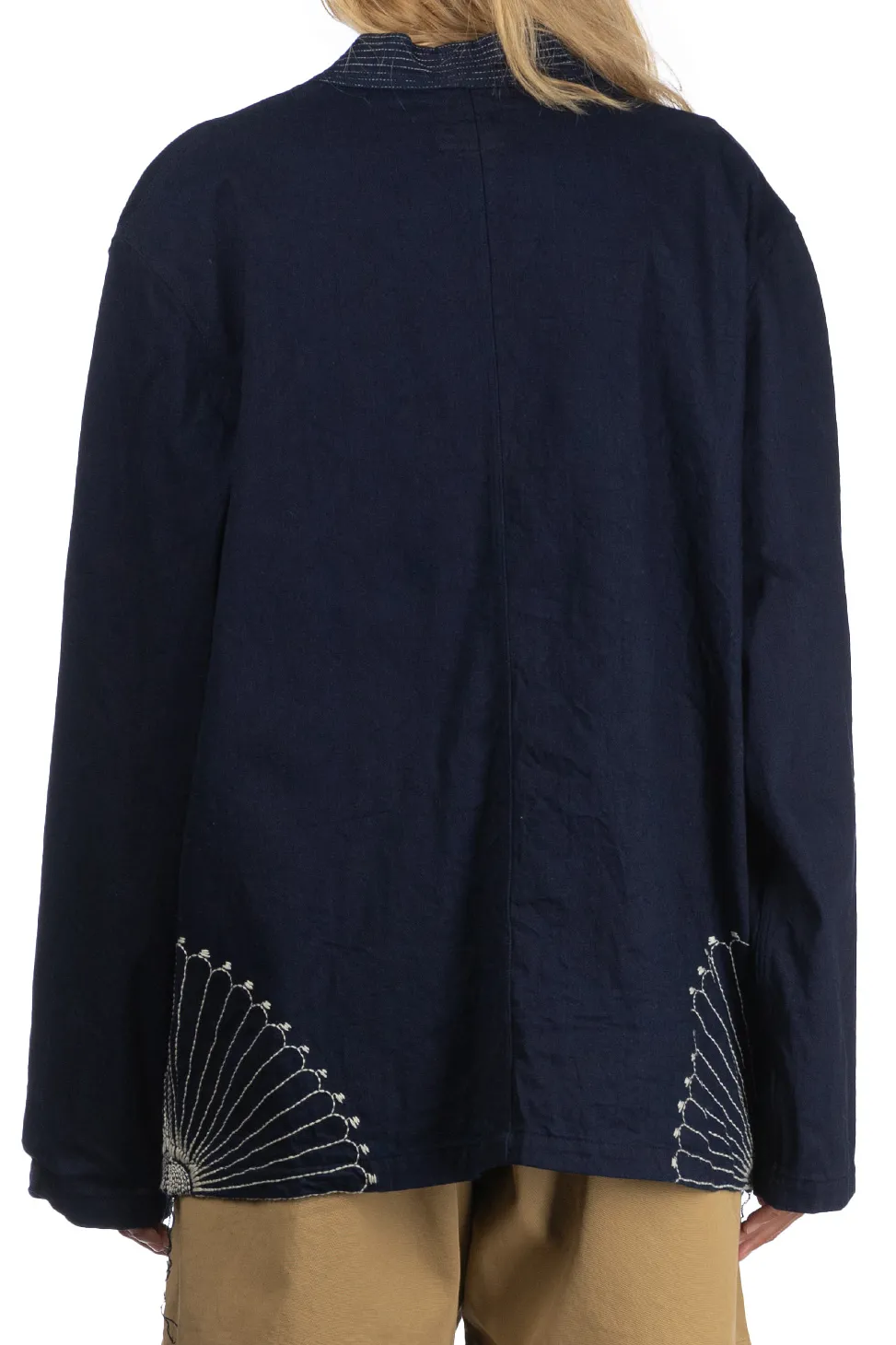 Online Kapital 8oz IDG×IDG Denim KAKASHI Shirt (FUROSHIKI) - Indigo