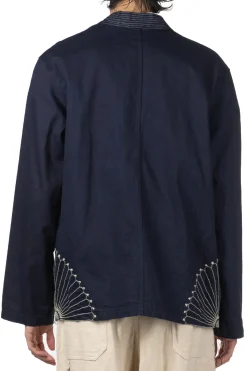 Online Kapital 8oz IDG×IDG Denim KAKASHI Shirt (FUROSHIKI) - Indigo