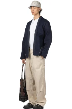 Online Kapital 8oz IDG×IDG Denim KAKASHI Shirt (FUROSHIKI) - Indigo