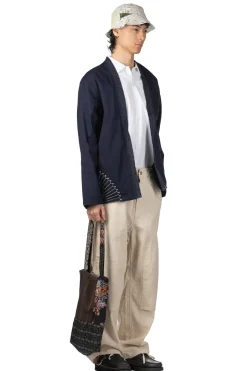 Online Kapital 8oz IDG×IDG Denim KAKASHI Shirt (FUROSHIKI) - Indigo