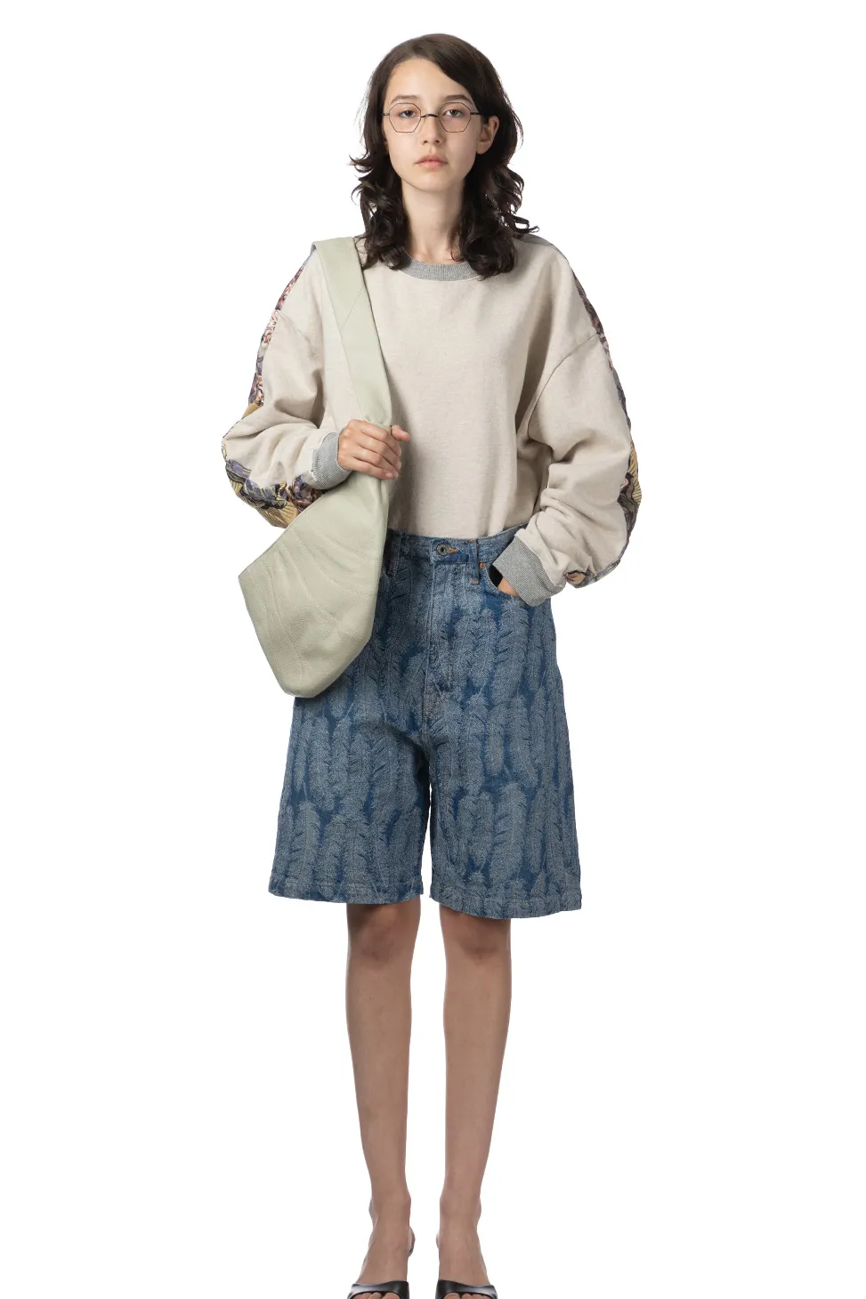Clearance Kapital 12oz MAGPIE Denim 5P Shorts - Light