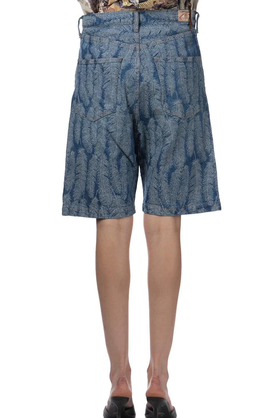 Clearance Kapital 12oz MAGPIE Denim 5P Shorts - Light