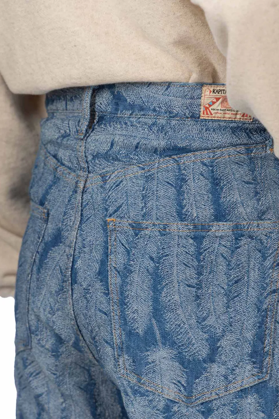 Clearance Kapital 12oz MAGPIE Denim 5P Shorts - Light