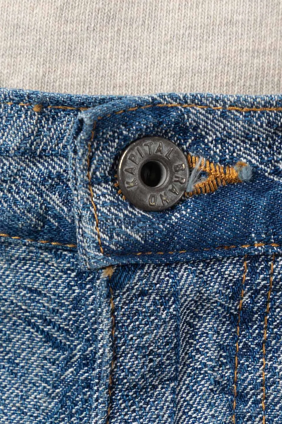 Clearance Kapital 12oz MAGPIE Denim 5P Shorts - Light