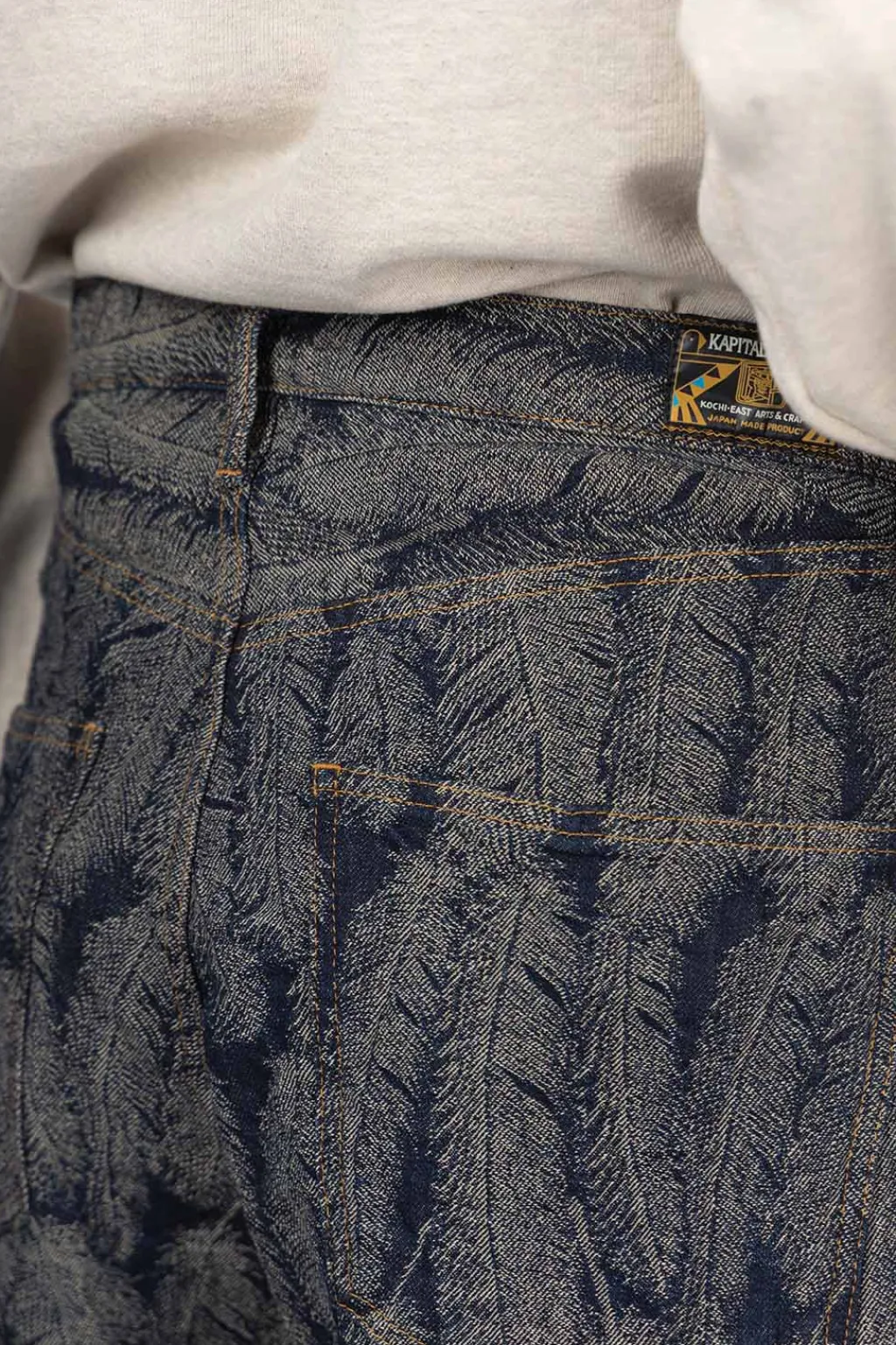 New Kapital 12oz MAGPIE Denim 5P Shorts - Dark