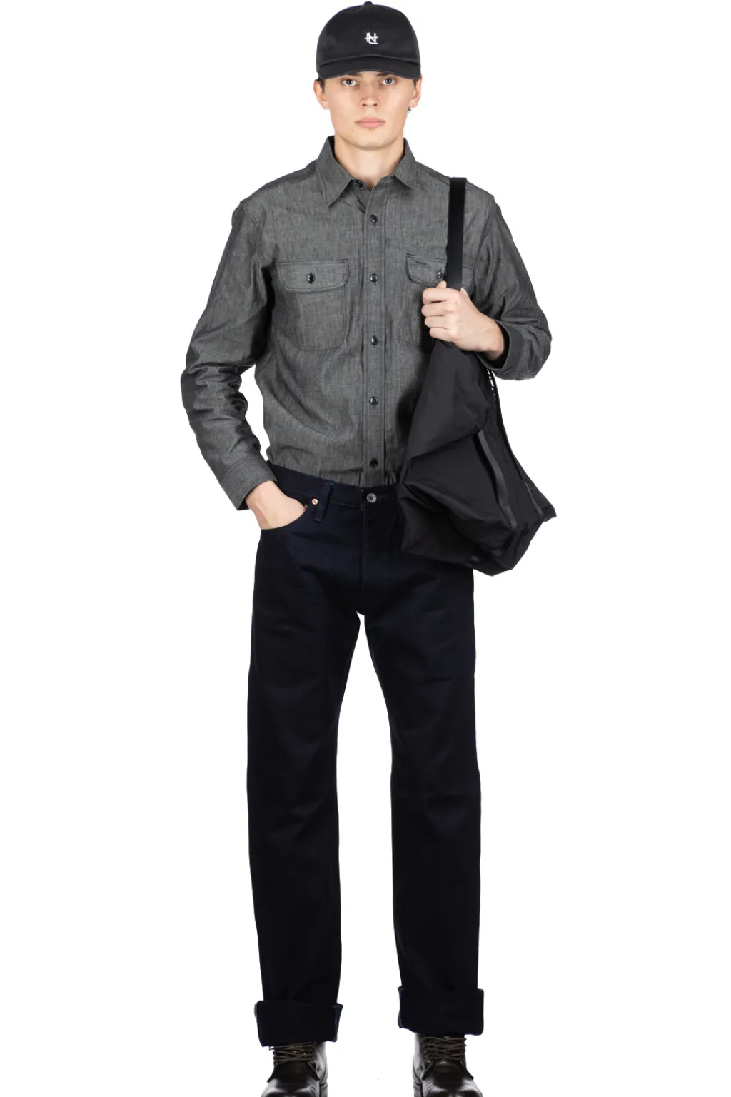 New Iron Heart 14oz Selvedge Denim Straight Cut Jeans - Indigo