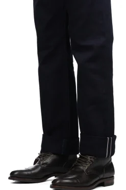 New Iron Heart 14oz Selvedge Denim Straight Cut Jeans - Indigo