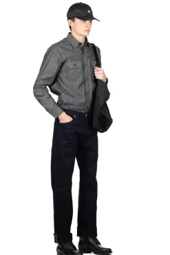 New Iron Heart 14oz Selvedge Denim Straight Cut Jeans - Indigo
