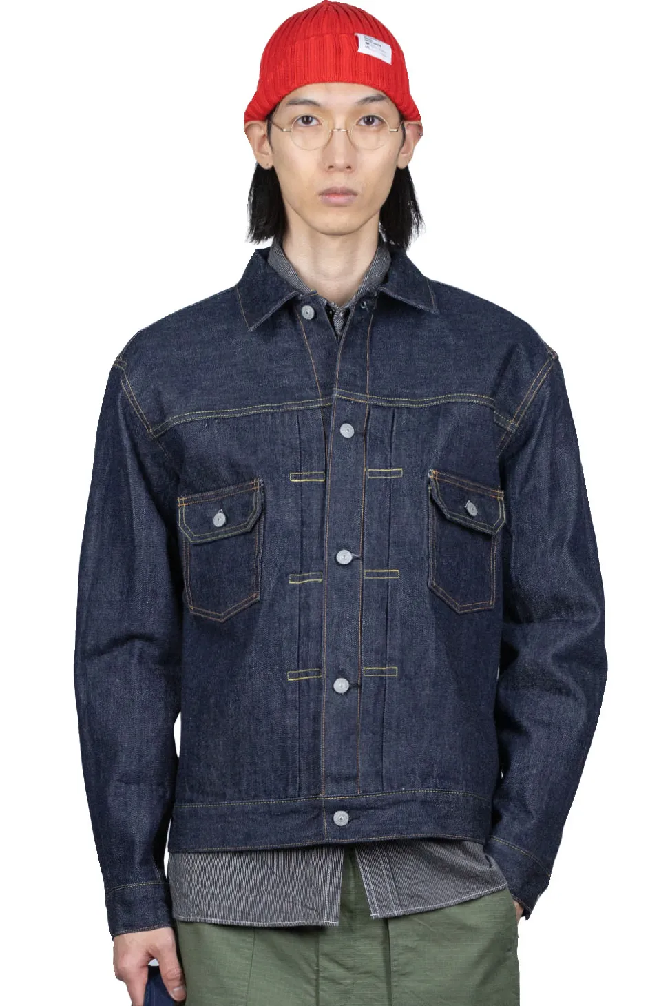 Discount Sugar Cane 14.25oz TYPE II Denim Jacket 1953 Model