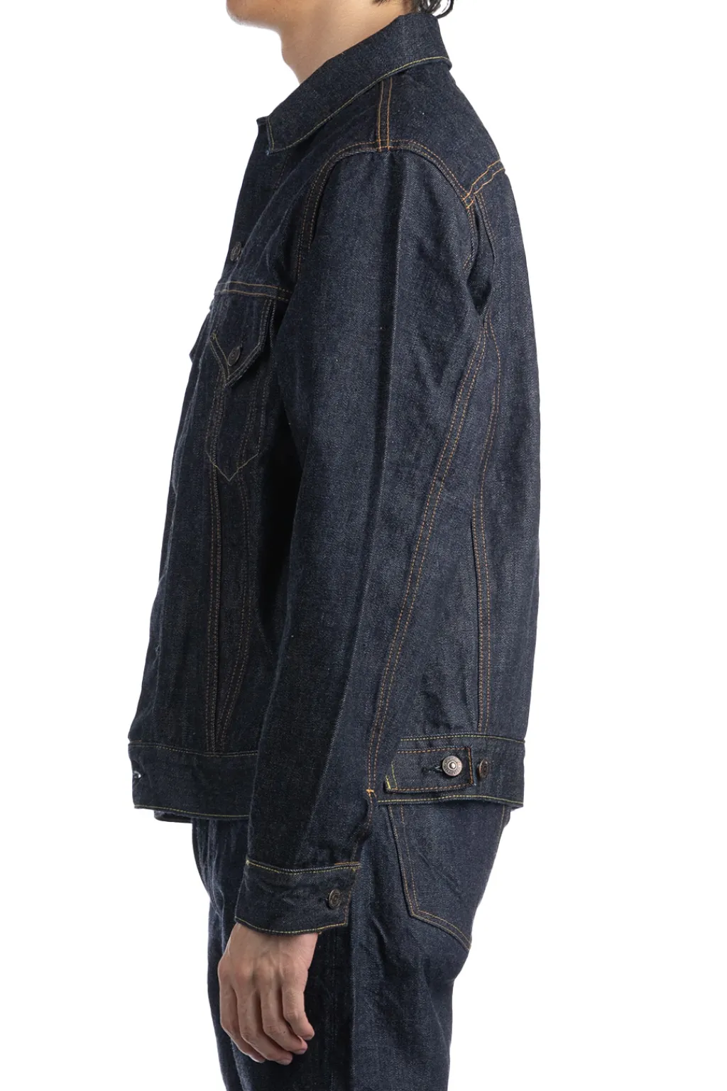 New Sugar Cane 14.25oz Type III Denim Jacket 1962 Model - One Wash