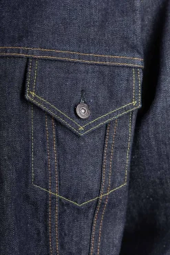 New Sugar Cane 14.25oz Type III Denim Jacket 1962 Model - One Wash