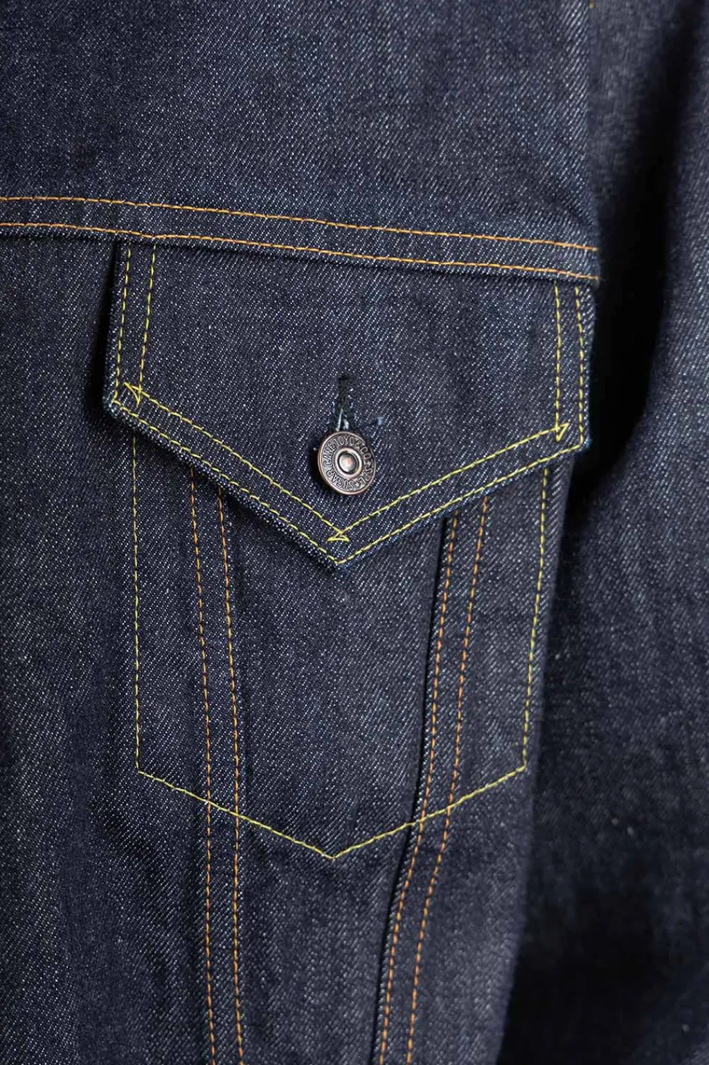 New Sugar Cane 14.25oz Type III Denim Jacket 1962 Model - One Wash