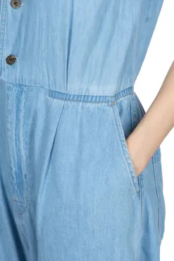 Sale Kapital 5.5oz x 8oz Denim Fringe Jumpsuit