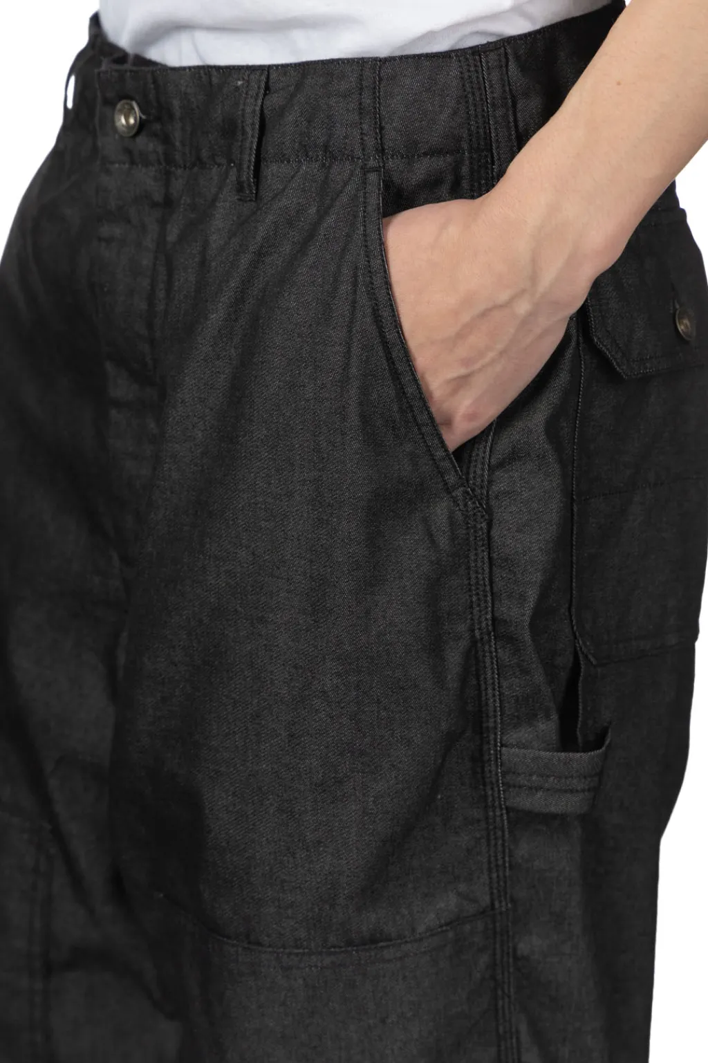 Online Engineered Garments Painter Pant - Black CP Denim
