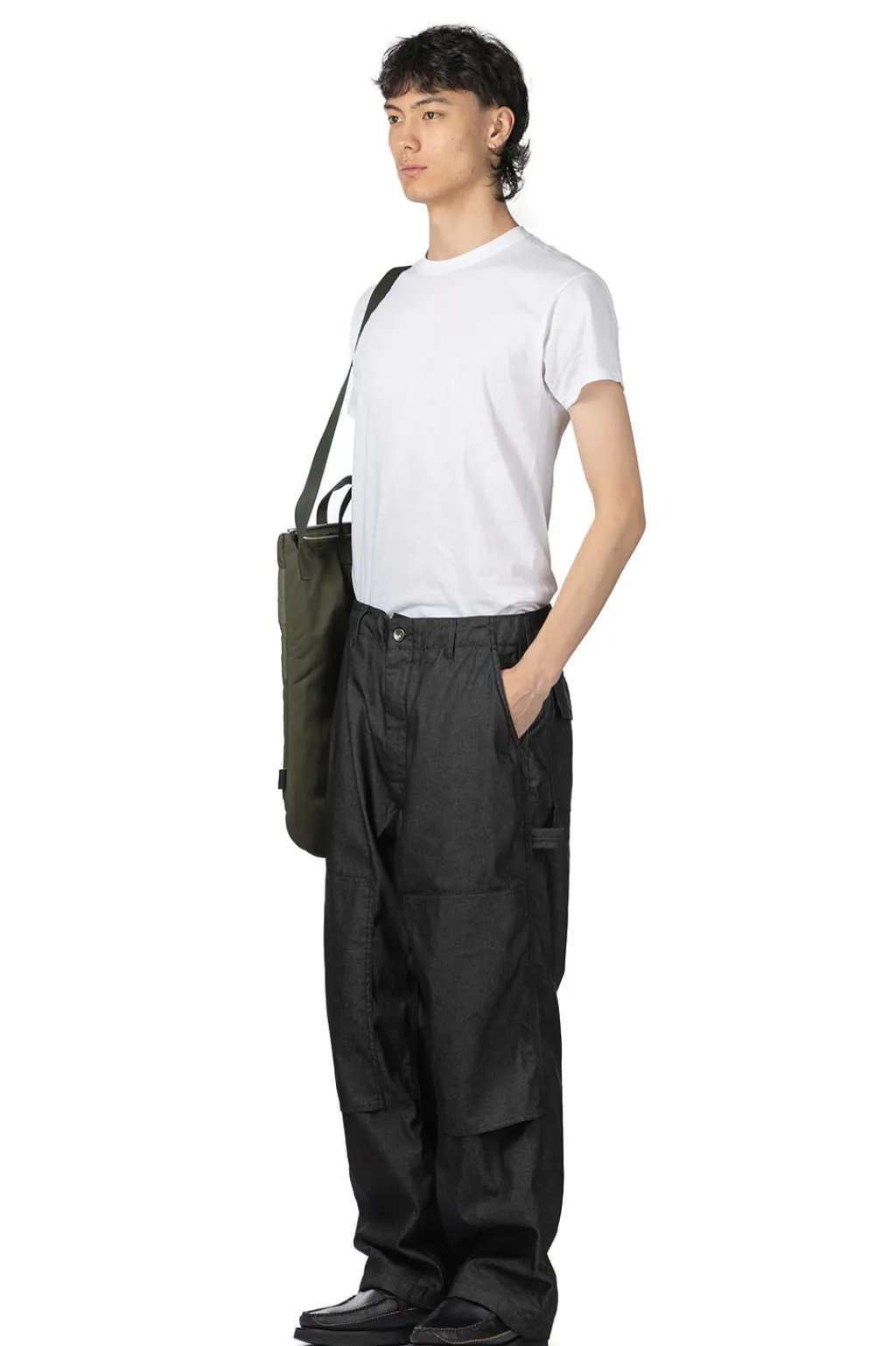 Online Engineered Garments Painter Pant - Black CP Denim