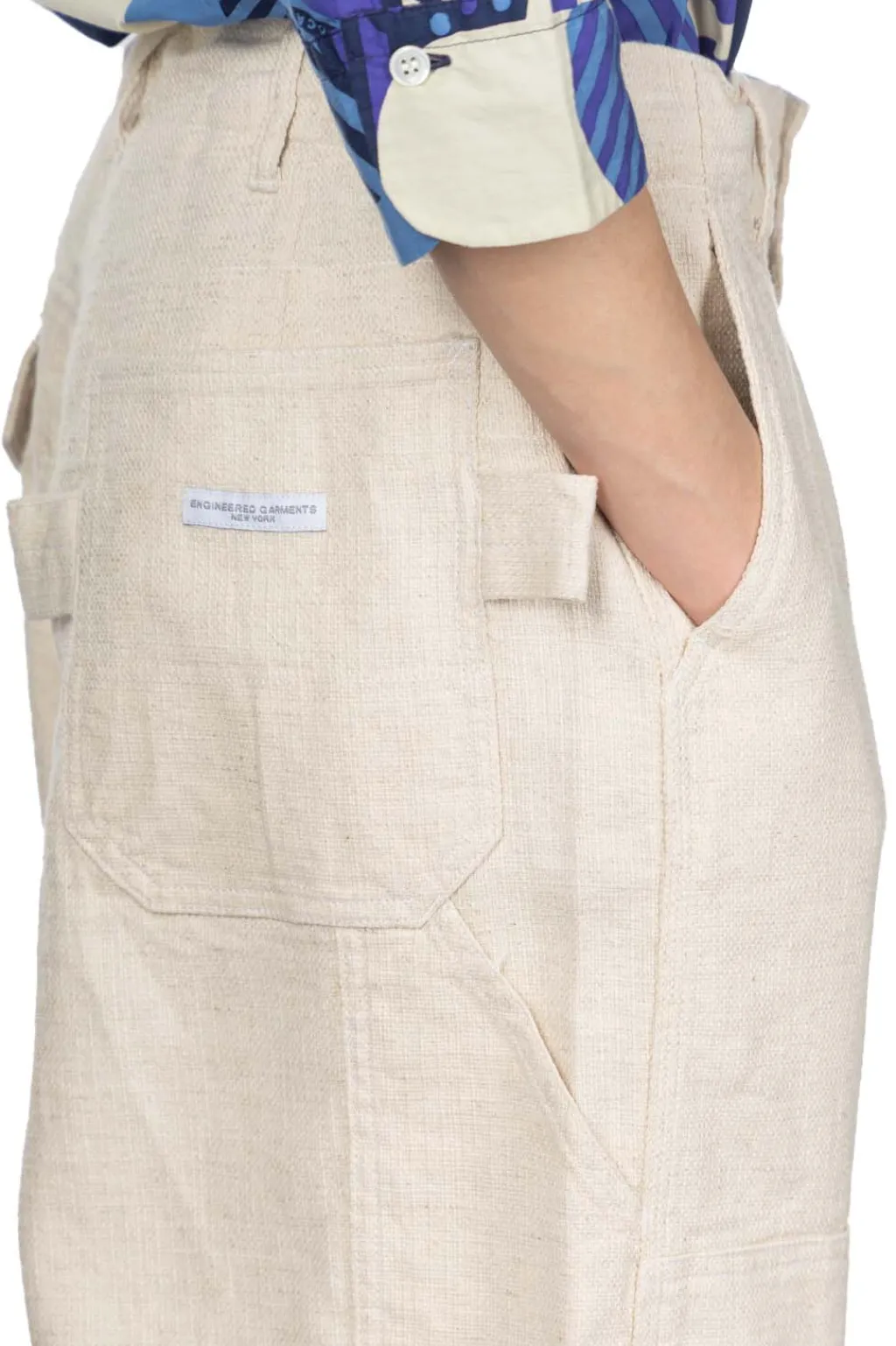 Fashion Engineered Garments Painter Pant - Natural CL Java Cloth