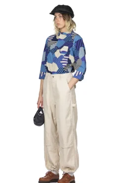 Fashion Engineered Garments Painter Pant - Natural CL Java Cloth