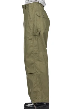 Best Engineered Garments Painter Pant - Olive CL Java Cloth