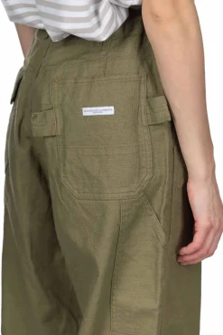 Best Engineered Garments Painter Pant - Olive CL Java Cloth
