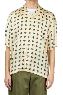 Outlet SOFTHYPHEN Paisley Patterned Camp Collar Short-Sleeve Shirt
