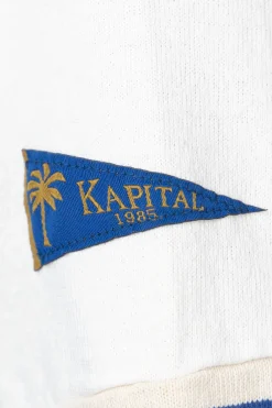 Online Kapital PANEL Stripe Jersey Hippie Sleeve T