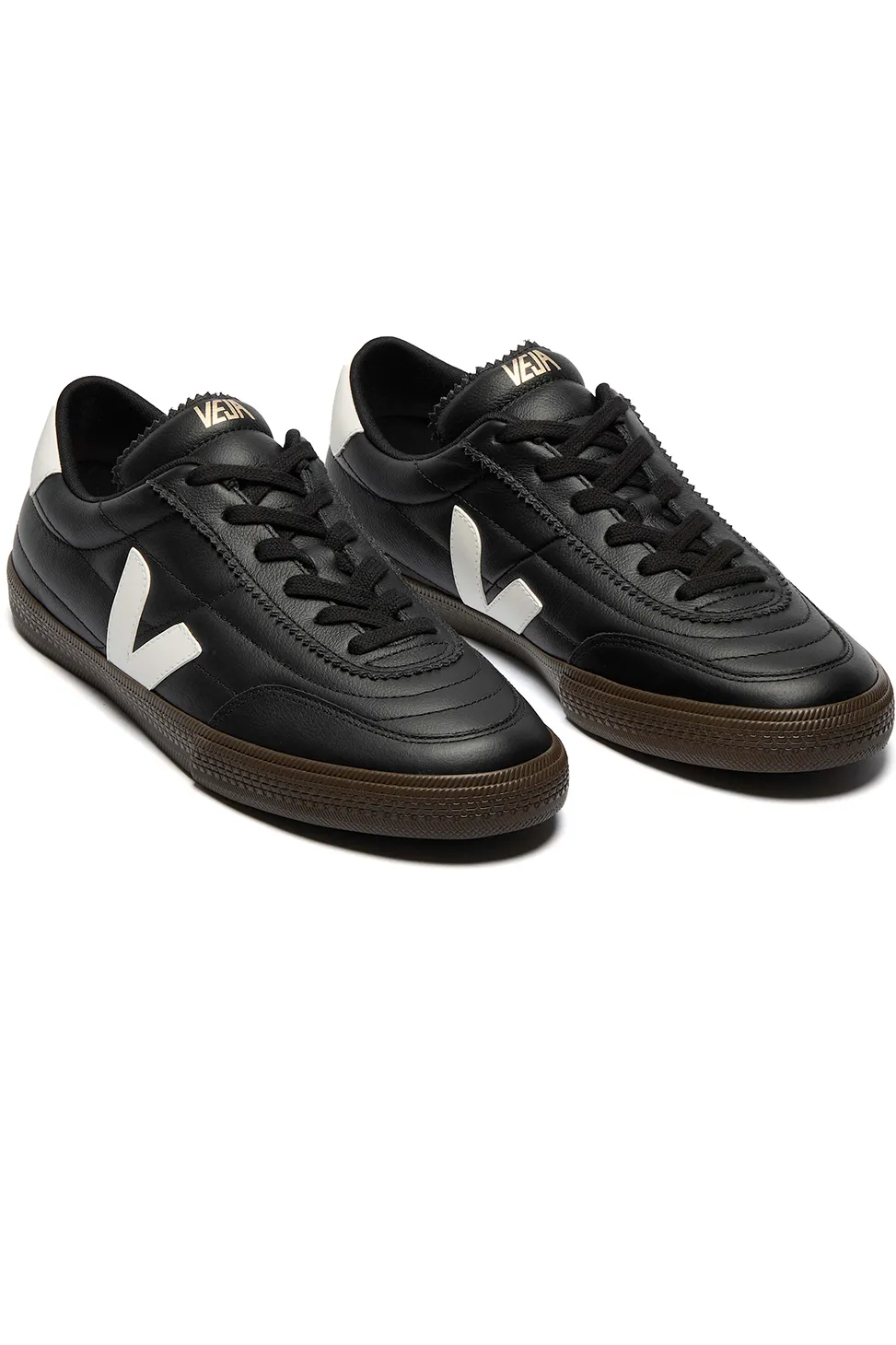 Discount VEJA Panenka Leather Black White