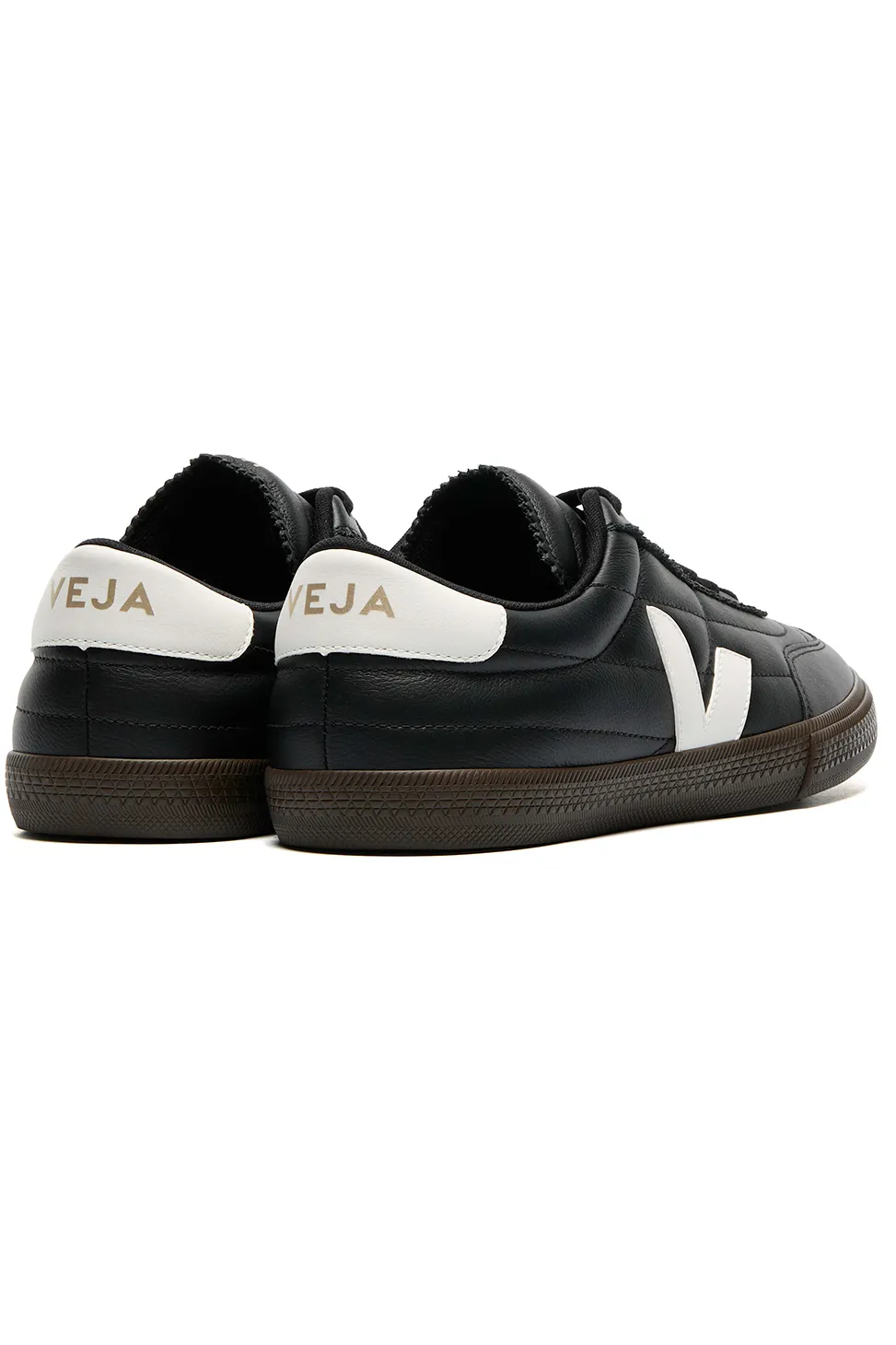 Discount VEJA Panenka Leather Black White