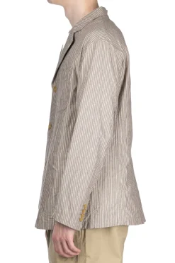 Online ts(s) 4+1 Patch Pocket Jacket - Brown